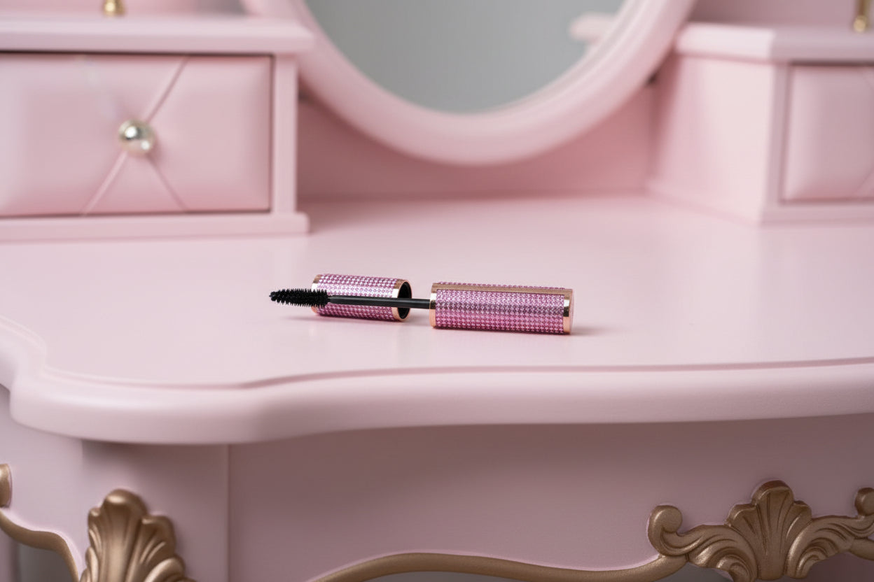 La Vivis Pink Rhinestone Mascara