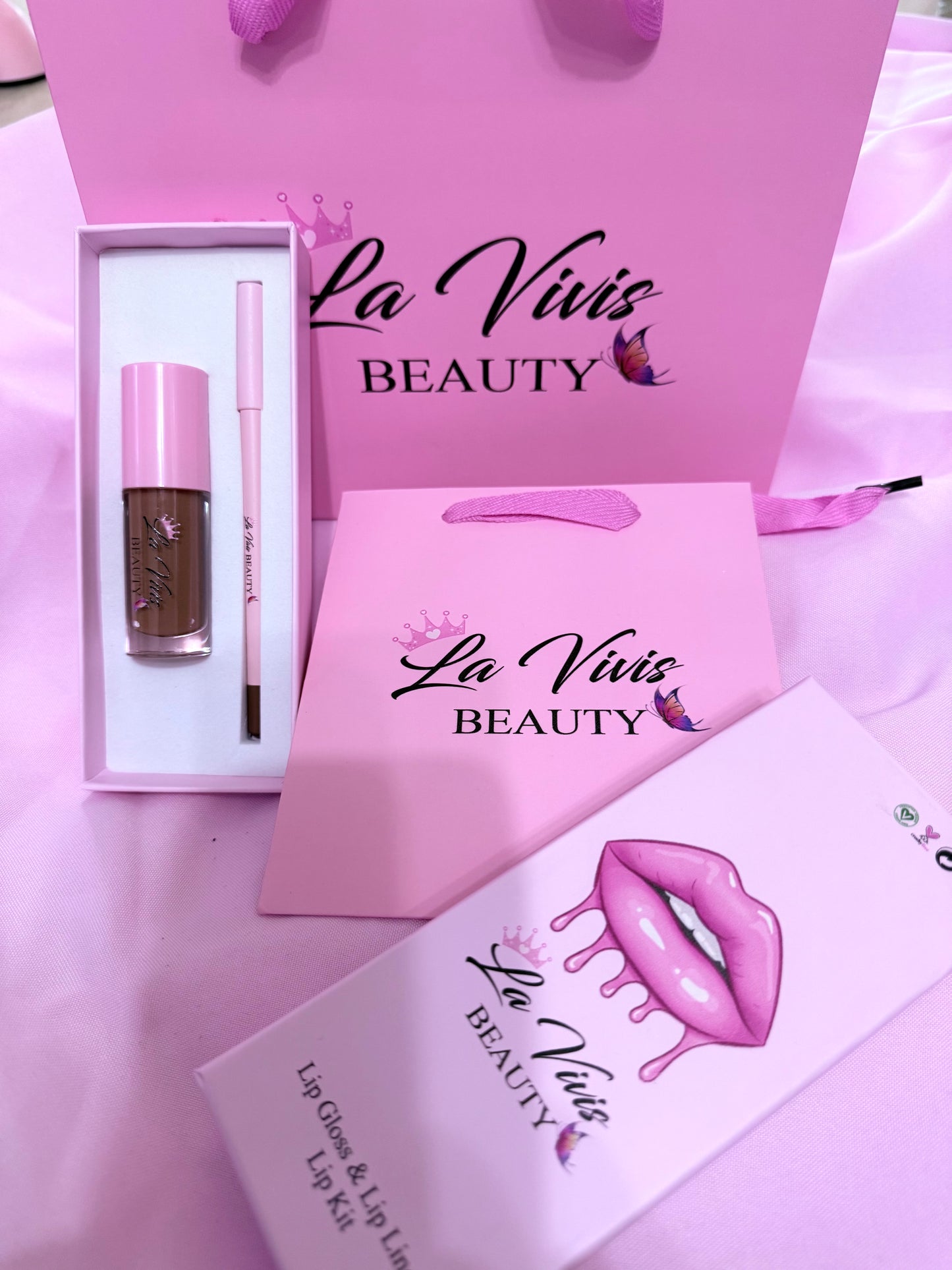 La Vivis Lip Gloss & Lip Liner Kit