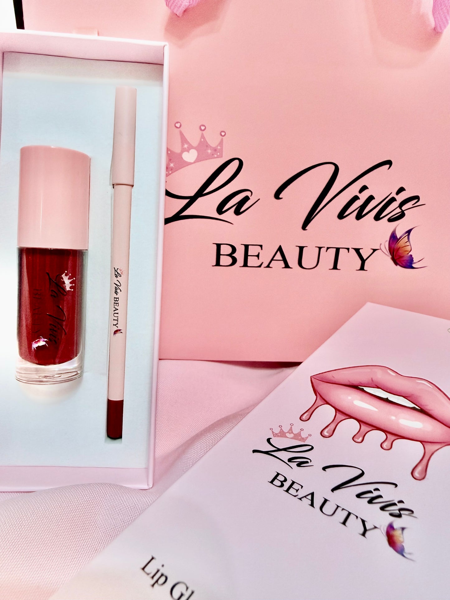 La Vivis Lip Gloss & Lip Liner Kit